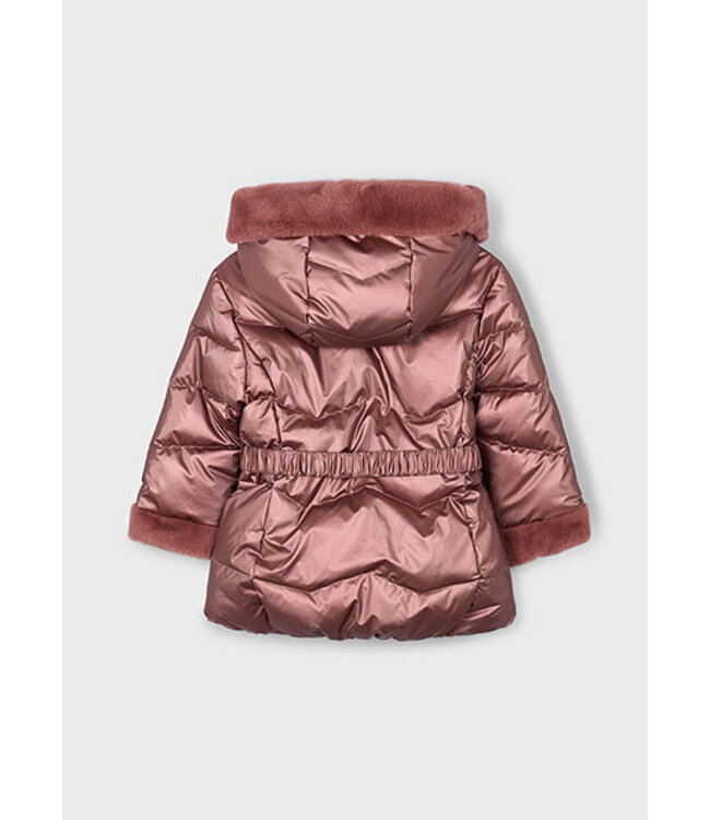 Mayoral winter winterjas meisjes - roze - glossy