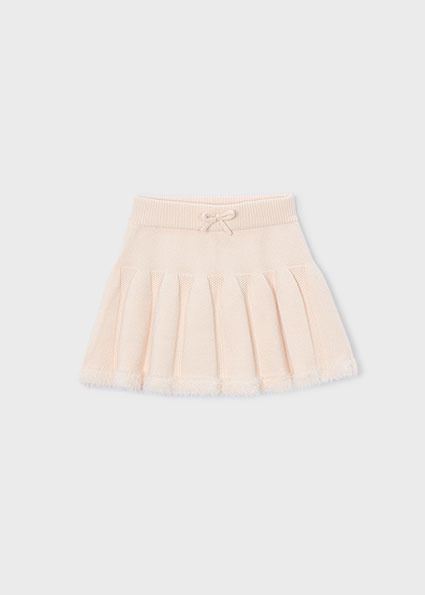 Mayoral winter rok meisjes - beige - gebreid afbeelding