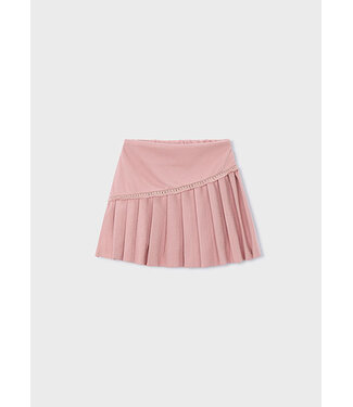 Mayoral winter rok meisjes - roze - gebreid - geplooid