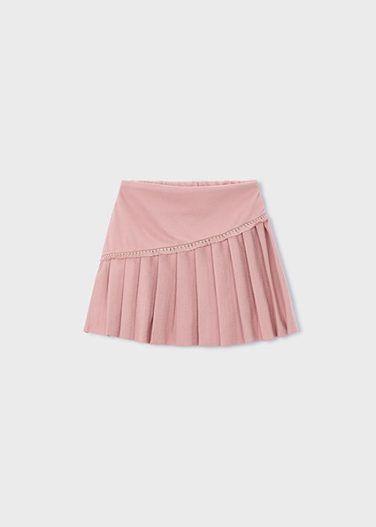 Mayoral winter rok meisjes - roze - gebreid - geplooid afbeelding