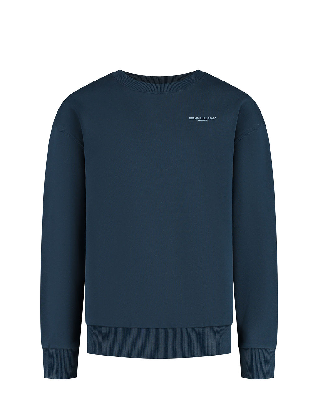 Ballin winter sweater jongens - navy blauw - zigzag logo afbeelding