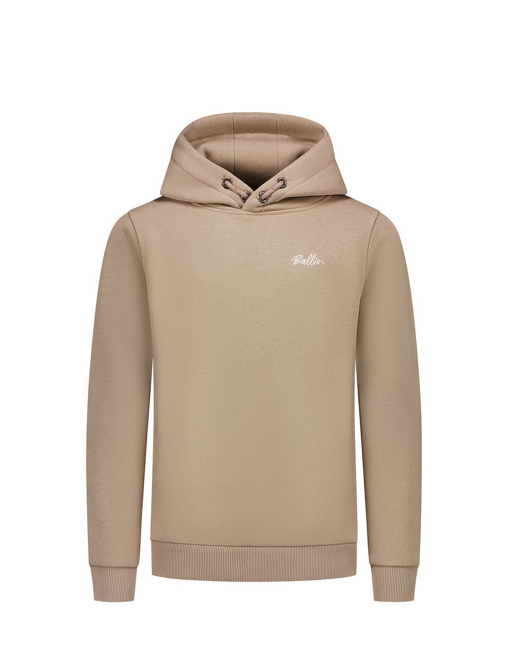Ballin winter hoodie jongens - taupe - echoes of the urban wild afbeelding
