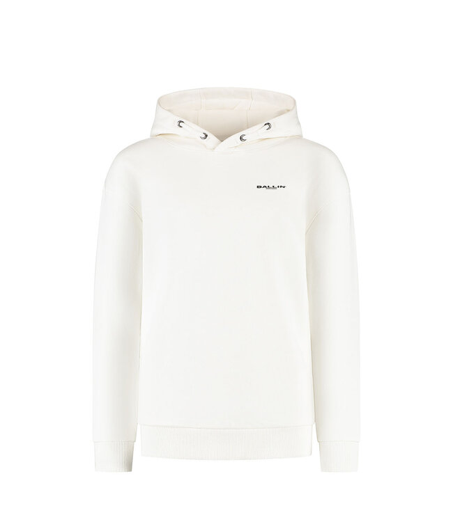 Ballin winter hoodie jongens - off wit - peace of paradise