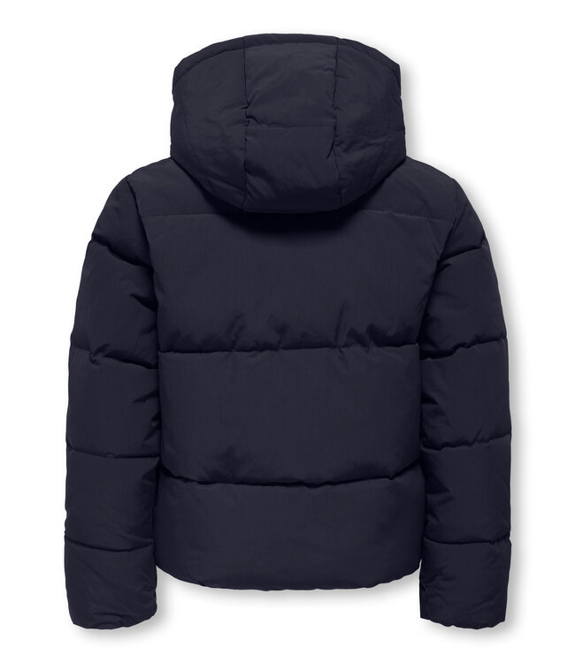 Kids ONLY winter winterjas meisjes - blauw - puffer - Kogmalia