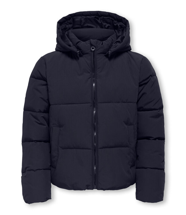 Kids ONLY winter winterjas meisjes - blauw - puffer - Kogmalia