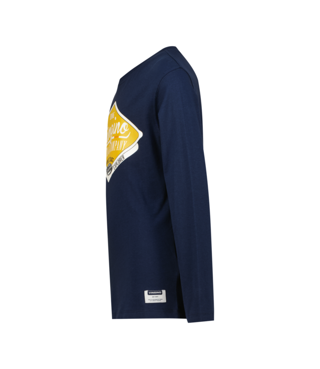 Vingino winter t-shirt jongens - donker blauw - Jicane - regular fit