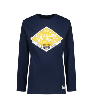 Vingino winter t-shirt jongens - donker blauw - Jicane - regular fit