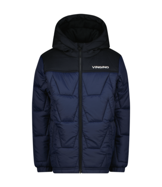 Vingino winter winterjas jongens - donker blauw - Tjay - comfort