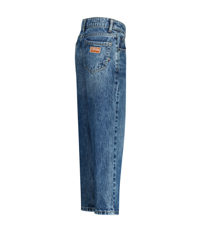 Vingino winter jeansbroek jongens - blauw - Castiano - loose fit