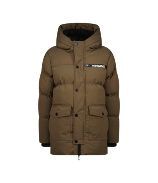 Vingino winter winterjas jongens - donker bruin - Tanso - lang