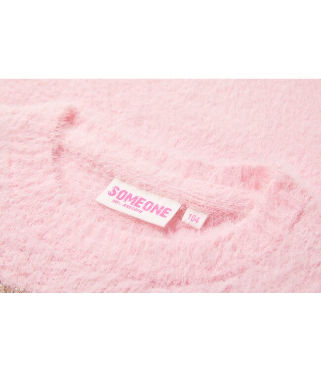 Someone winter sweater meisjes - licht roze - Lizanne