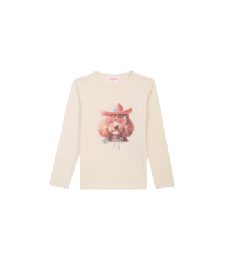 Someone winter t-shirt meisjes - donker beige - longsleeve - Daphne