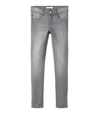 Name it winter jeans broek meisjes - grijs - skinny fit - NkfPolly