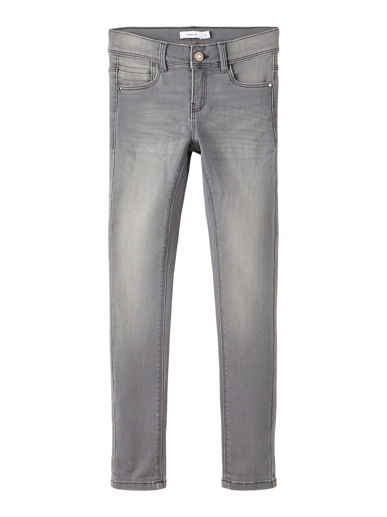 Name it winter jeans broek meisjes - grijs - skinny fit - NkfPolly afbeelding