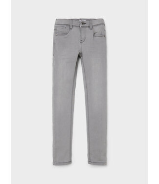 Name it winter jeans broek meisjes - medium grijs - skinny fit - NkfPolly