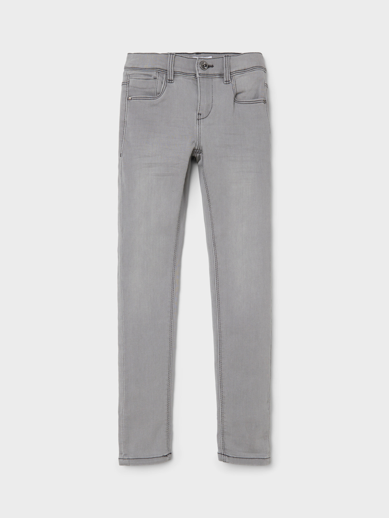 Name it winter jeans broek meisjes - medium grijs - skinny fit - NkfPolly afbeelding