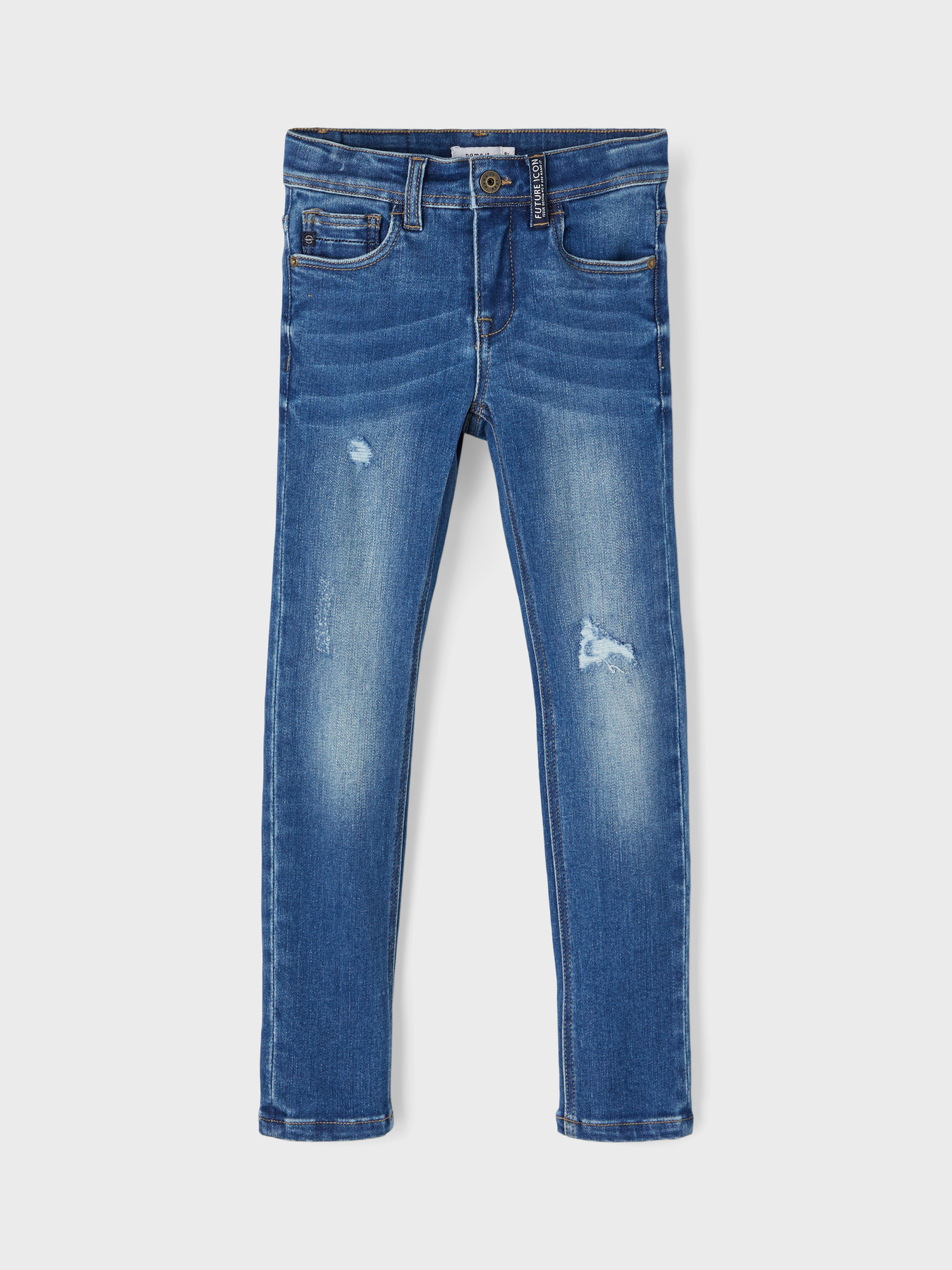 Name it winter jeans broek jongens - blauw - xslim fit - NkfConex afbeelding
