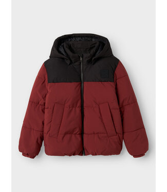 Name it winter winterjas jongens - rood - puffer - NkmMorning