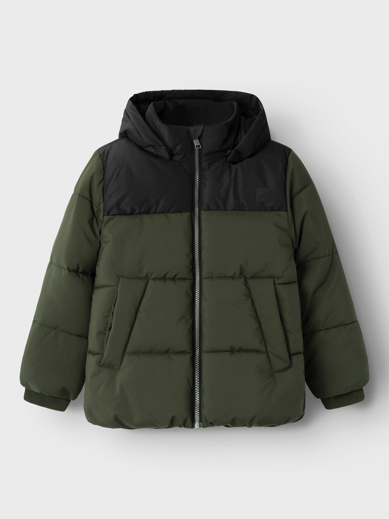 Name it winter winterjas jongens - groen - puffer - NkmMorning afbeelding