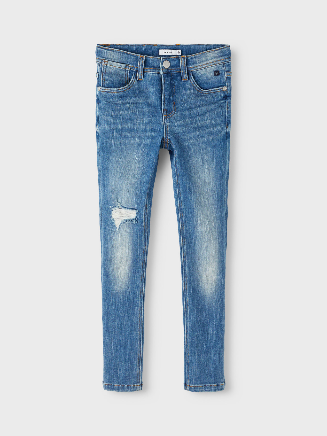 Name it winter jeans broek jongens - blauw - xslim fit - NkmTheo Name it winter jeans broek jongens - blauw - xslim fit - NkmTheo