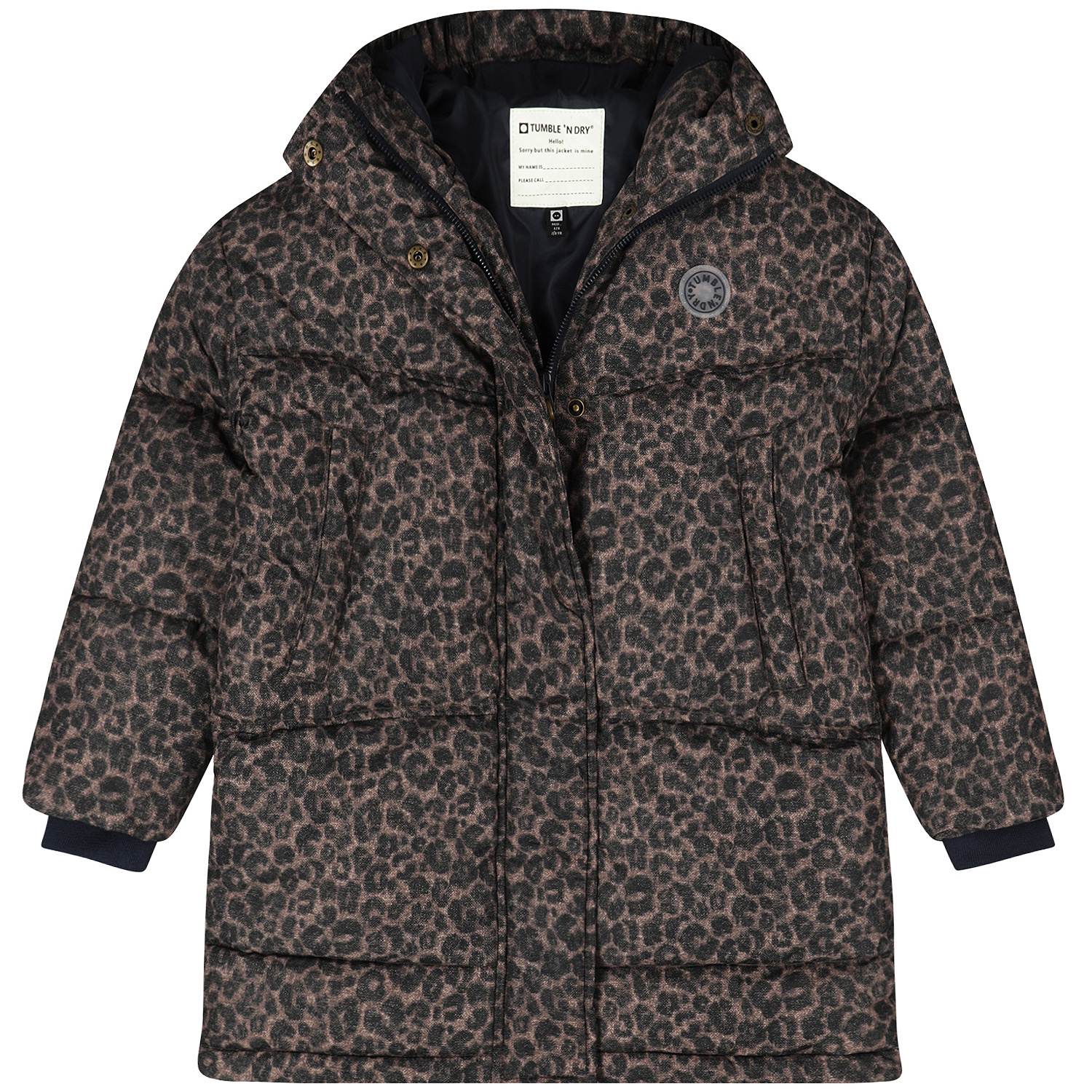 Tumble & Dry winter winterjas meisjes - bruin - Caribou afbeelding