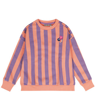 Tumble & Dry winter sweater meisjes - oranje/lila - Bellissimo