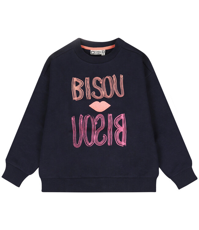 Tumble & Dry winter sweater meisjes - navy blauw - Gioia