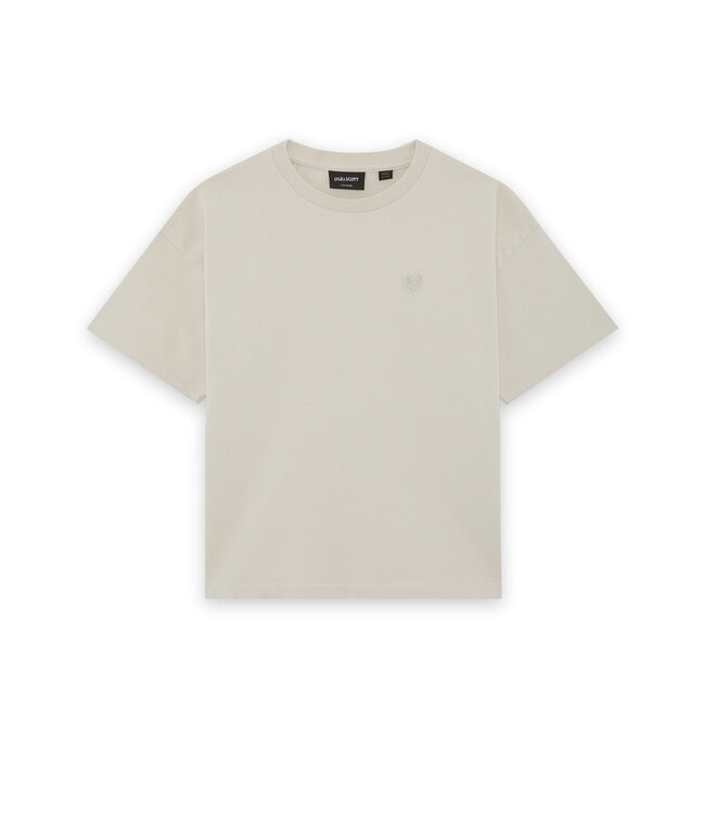 Lyle & Scott winter relaxed t-shirt jongens - beige