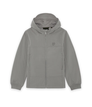 Lyle & Scott winter softshell jas jongens - grijs - Tonal Eagle