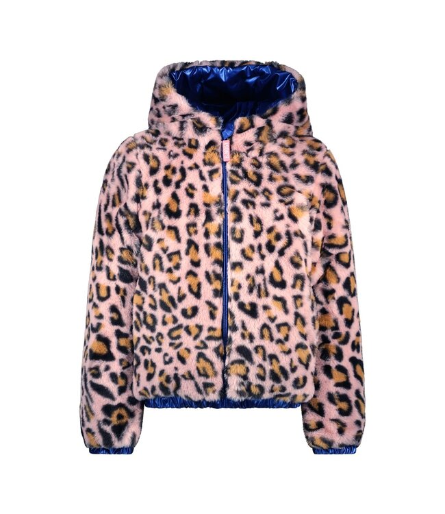 B.Nosy winter winterjas meisjes - navy blauw - Jessie - omkeerbaar