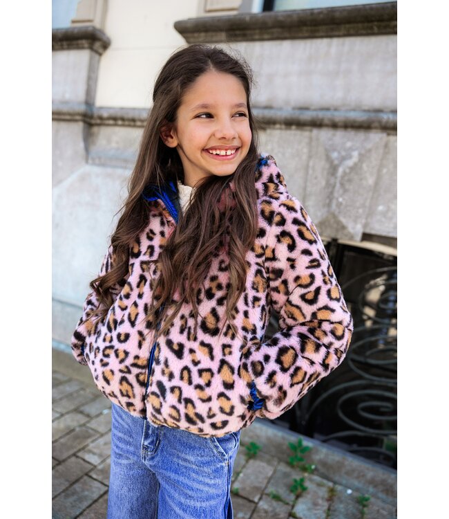 B.Nosy winter winterjas meisjes - navy blauw - Jessie - omkeerbaar