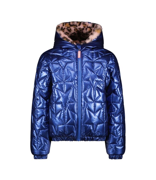 B.Nosy winter winterjas meisjes - navy blauw - Jessie - omkeerbaar