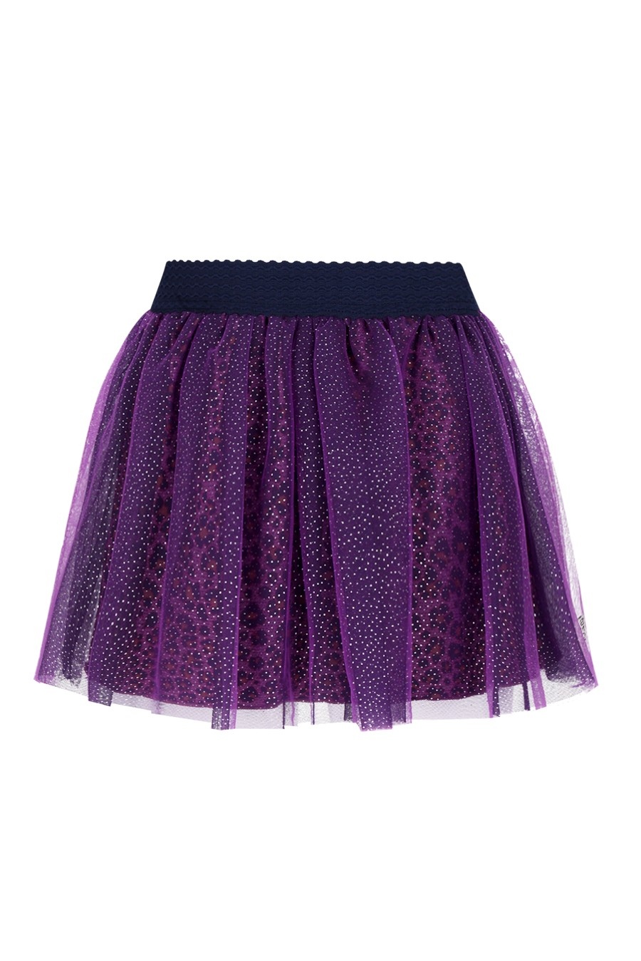 B.Nosy winter mesh rok meisjes - roze/paars - Rory - laagjes met print afbeelding