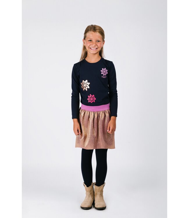 B.Nosy winter rok meisjes - goud - Roza - metallic