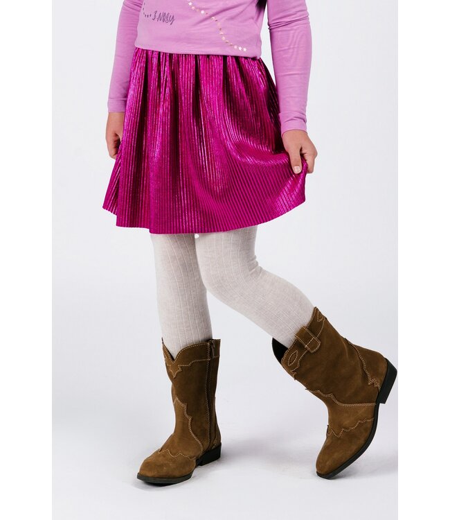 B.Nosy winter rok meisjes - roze - Roza - metallic