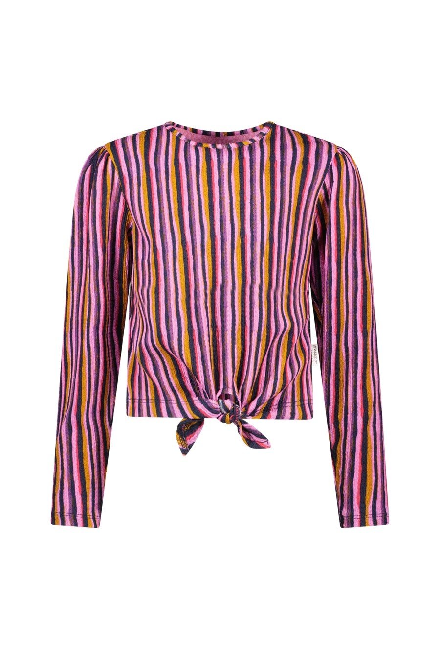 B.Nosy winter top meisjes - multi - Tori - met knoop afbeelding