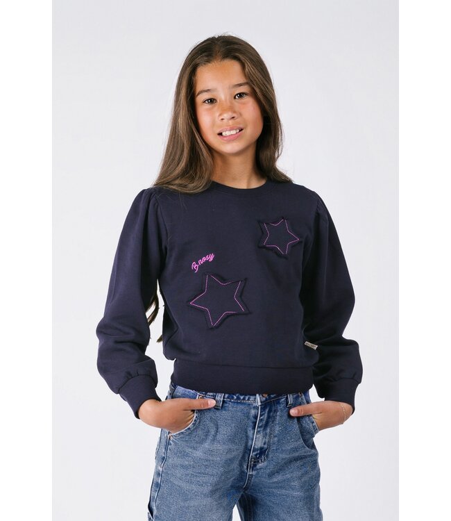 B.Nosy winter sweater meisjes - navy blauw - Sophie