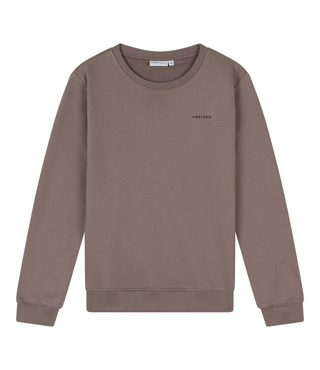 Ambique winter sweater jongens - Kris - taupe