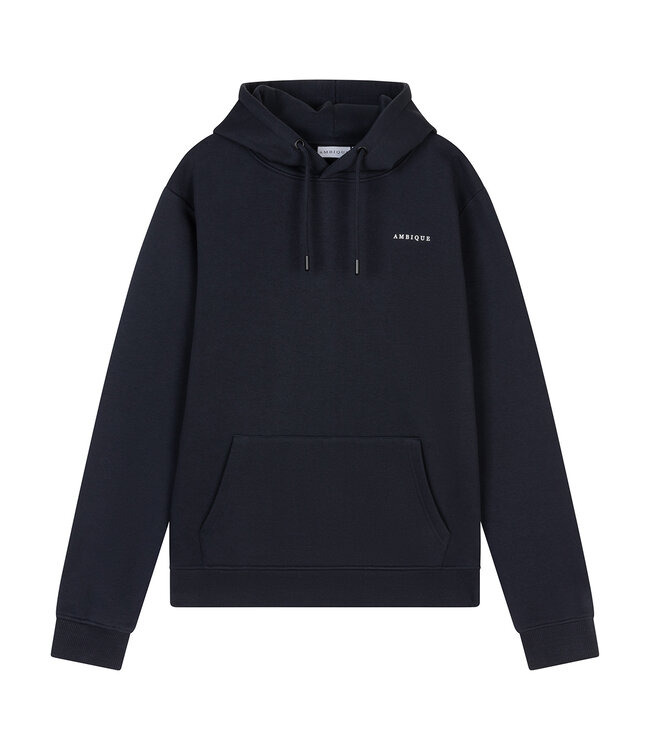 Ambique winter hoodie jongens - Nick - navy blauw