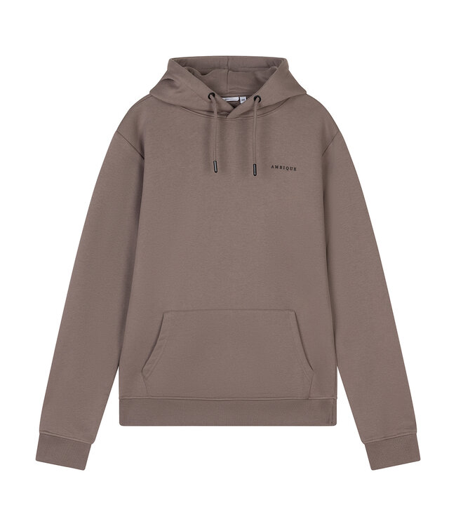 Ambique winter hoodie jongens - Nick - taupe