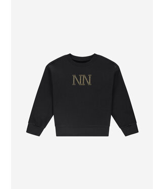 Nik&Nik winter sweater meisjes - zwart - Stud