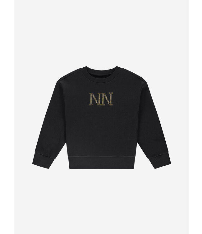 Nik&Nik winter sweater meisjes - zwart - Stud