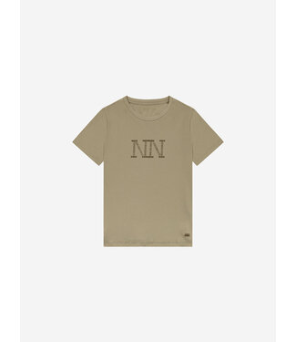 Nik&Nik winter t-shirt meisjes - groen - Stud