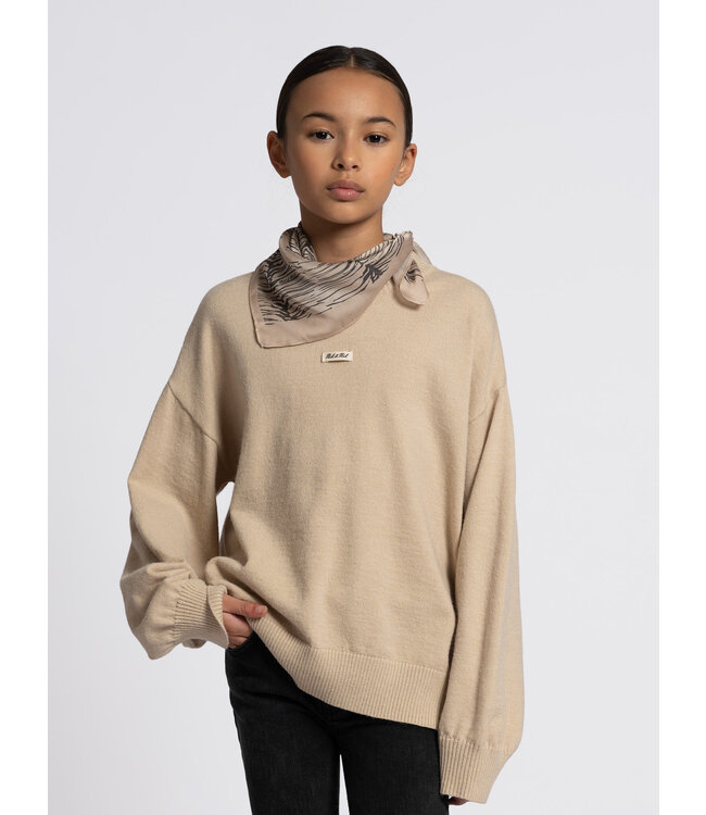 Nik&Nik winter sweater meisjes - zand - Lis