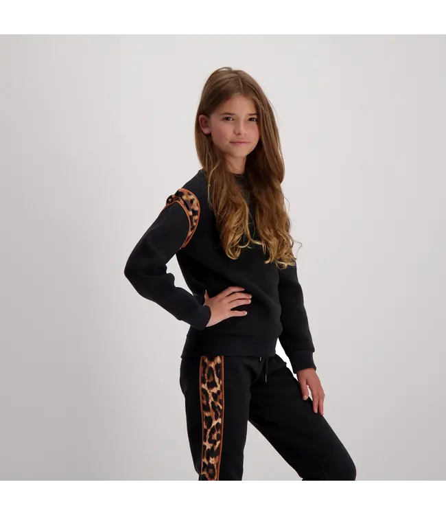 Cars winter sweater meisjes - Penne - zwart