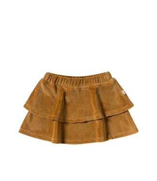 Your wishes winter rok meisjes - bruin - velvet, jersey