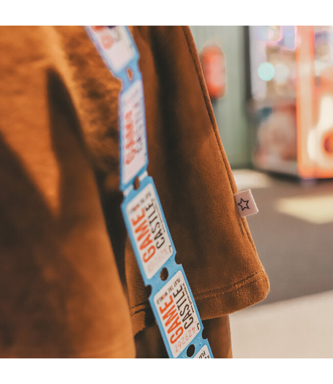 Your wishes winter rok meisjes - bruin - velvet, jersey