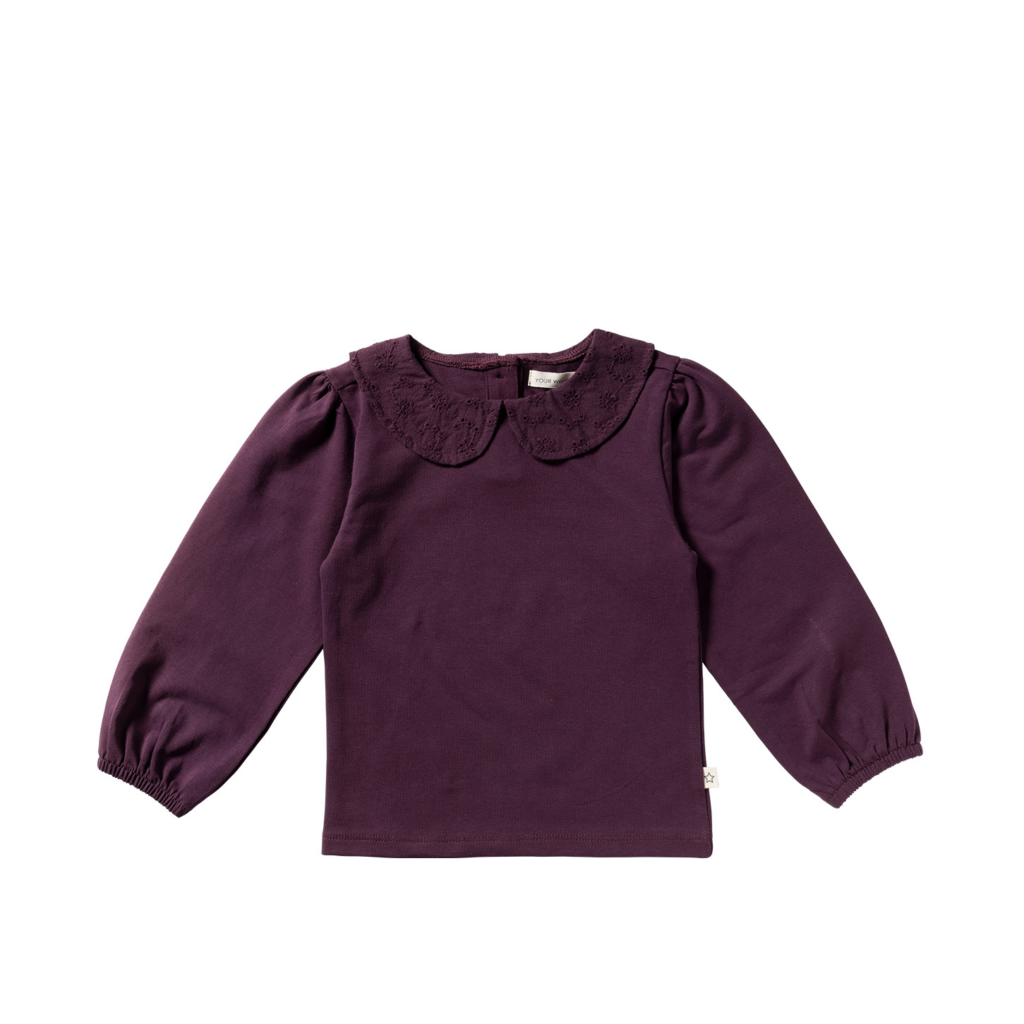 Your wishes winter t-shirt meisjes - paars - longsleeve, jersey afbeelding