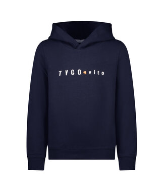 Tygo & Vito winter hoodie jongens - navy blauw