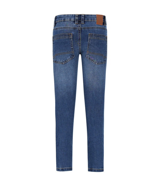Tygo & Vito winter jeans broek jongens - medium blauw - skinny fit - stretch
